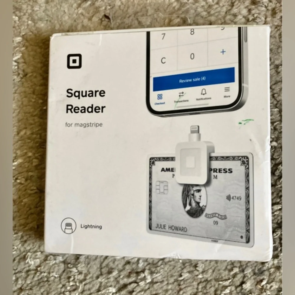 Square card reader lightning port NEW